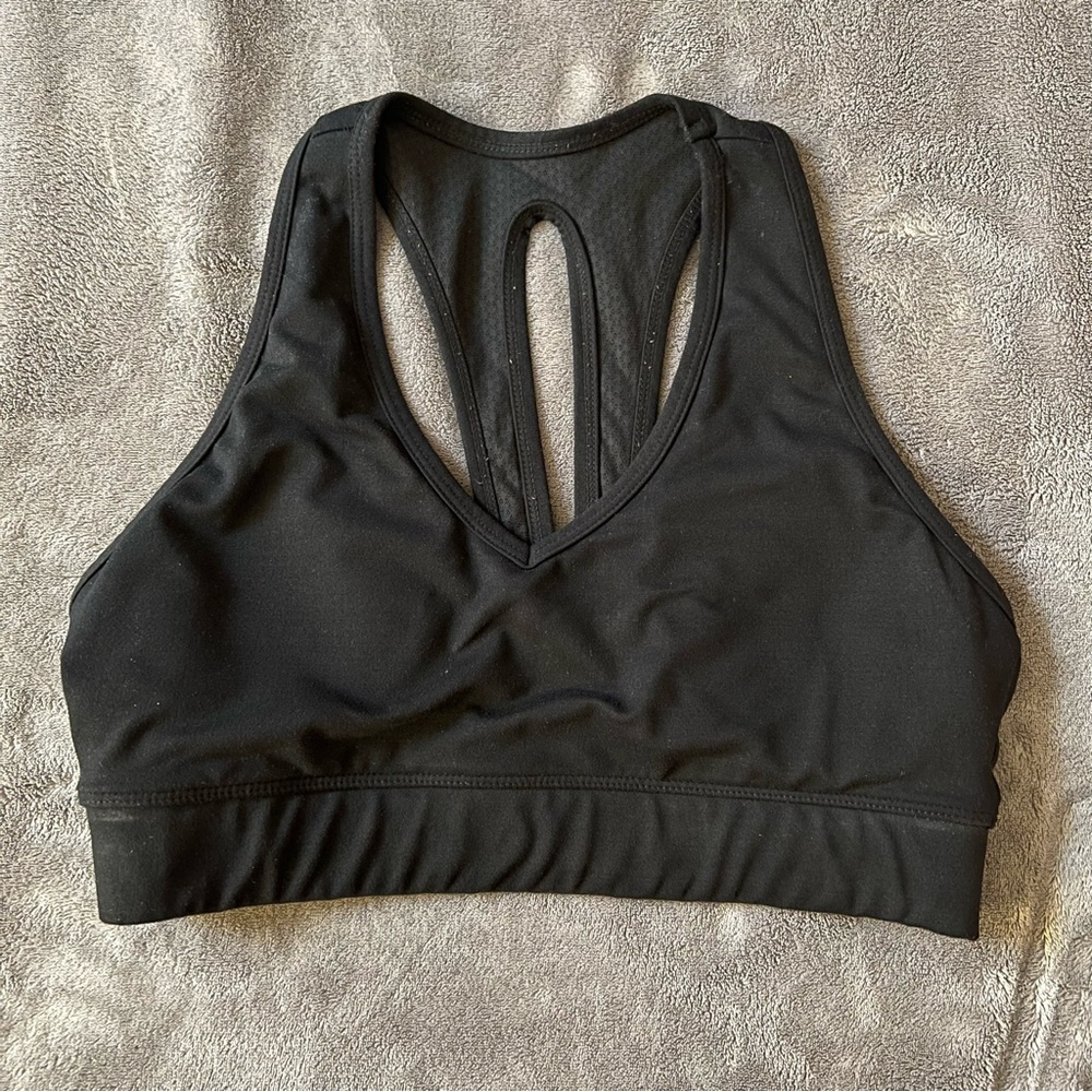 Four Athletics Paleomg Black Sports Bra size 8